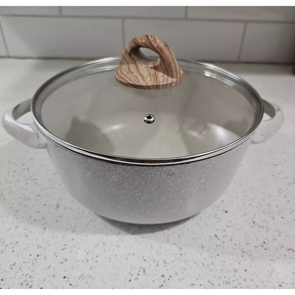 Masterclass Saucepan Casserole 9.5 inch 4.3 QT With Lid Premium Kitchen Cookware - Picture 2 of 8